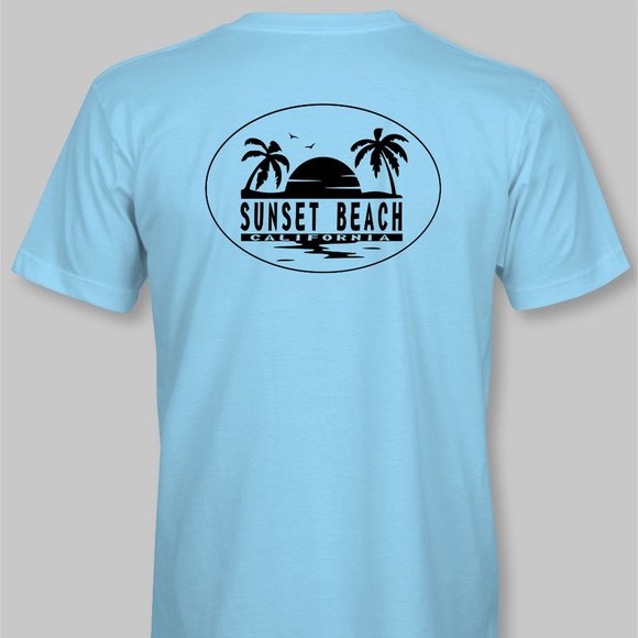 Sunset Beach T-Shirt huntington surf surfing california surfboard - Picture 10 of 11